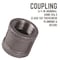 B & K STZ Industries 3/4 in. FIP each X 3/4 in. D FIP Black Malleable Iron Coupling 312UPCO-34 - alternate 4